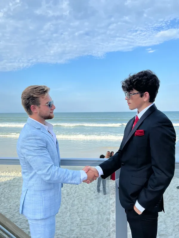 Brady Sussman (22) and Logan Saenz (21)